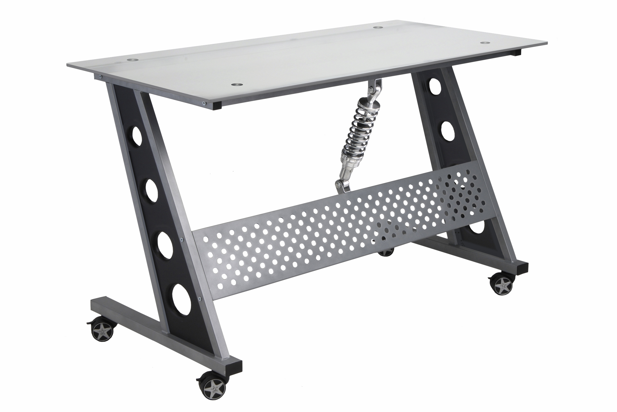 Intro-Tech Automotive, Pitstop Furniture, IND1200C Compact Desk Clear, Office Desk
